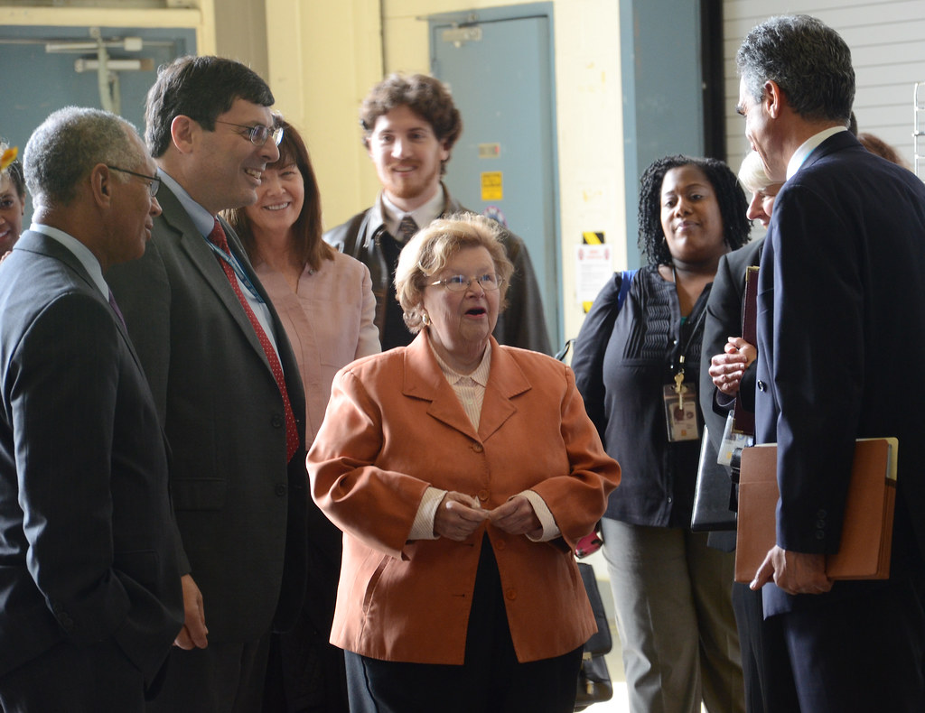 Administrator Bolden and Sen. Mikulski Visit Goddard